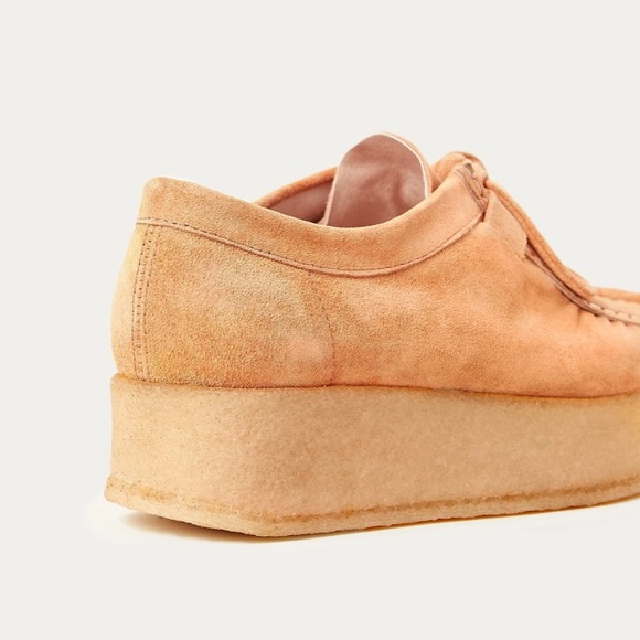 Loeffler Randall Tabitha Tan Suede Knot Chukka Platform Shoes Size 10 - Picture 4 of 10